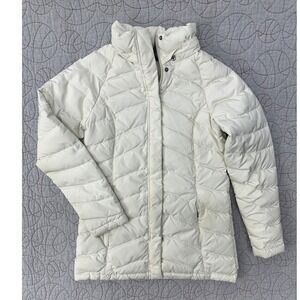 The North Face Puffer Jacket Cream 600 Fill Down Quilted / Women's Small